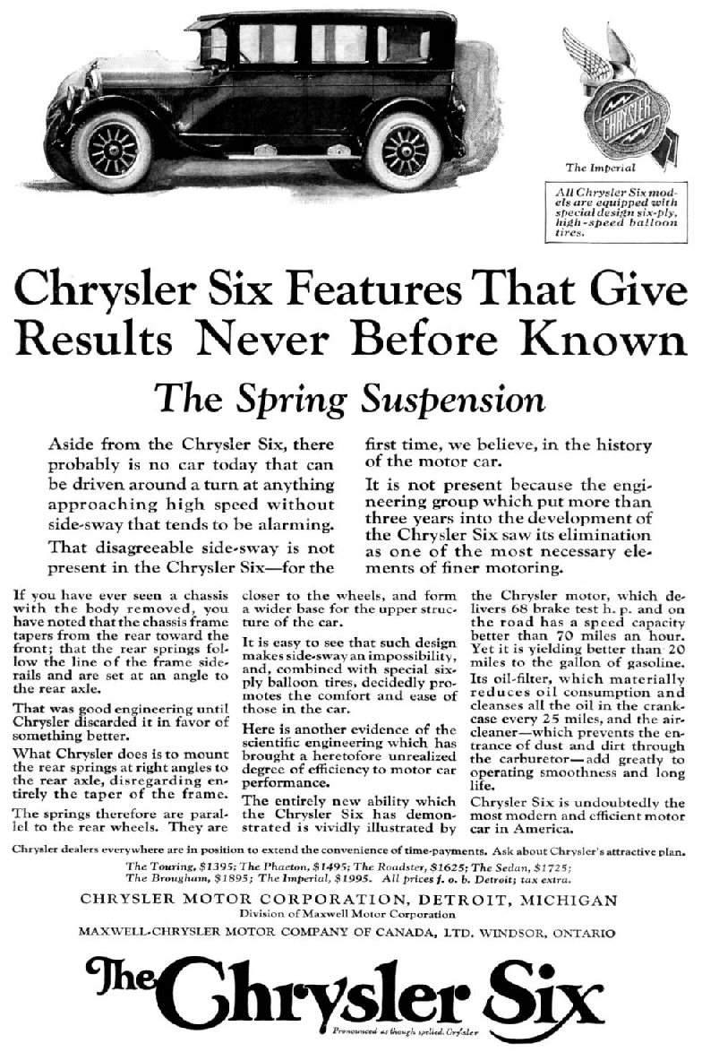 1926 Chrysler 8